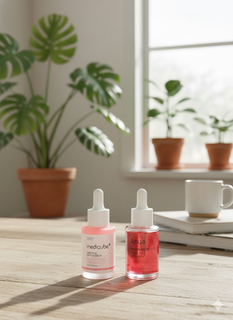 Combo De Serum Medicube Pdrn Y Anua 30ml